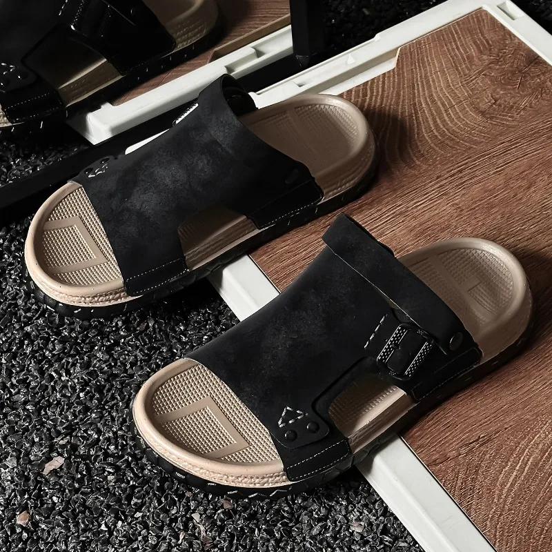 2026 New Luxurious Casual Men's Slip-On Sandals Breathable Anti-Slip Soft Bottom for Driving Outdoor Wear Summer Designer Style
2026 New Luxurious Casual Men's Slip-On Sandals Breathable Anti-Slip Soft Bottom for Driving Outdoor Wear Summer Designer Style