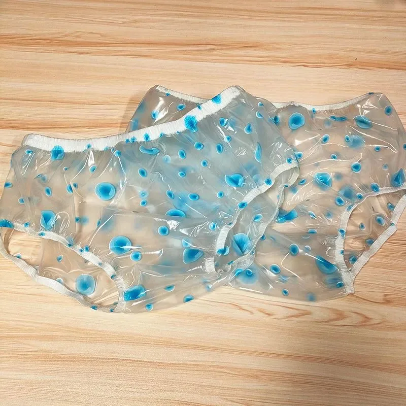 Men's Loose Waterproof Diaper Panties Adult Baby See Through PVC Plastic Briefs Women Soft Smooth Silent Underpants ABDL
Men's Loose Waterproof Diaper Panties Adult Baby See Through PVC Plastic Briefs Women Soft Smooth Silent Underpants ABDL
