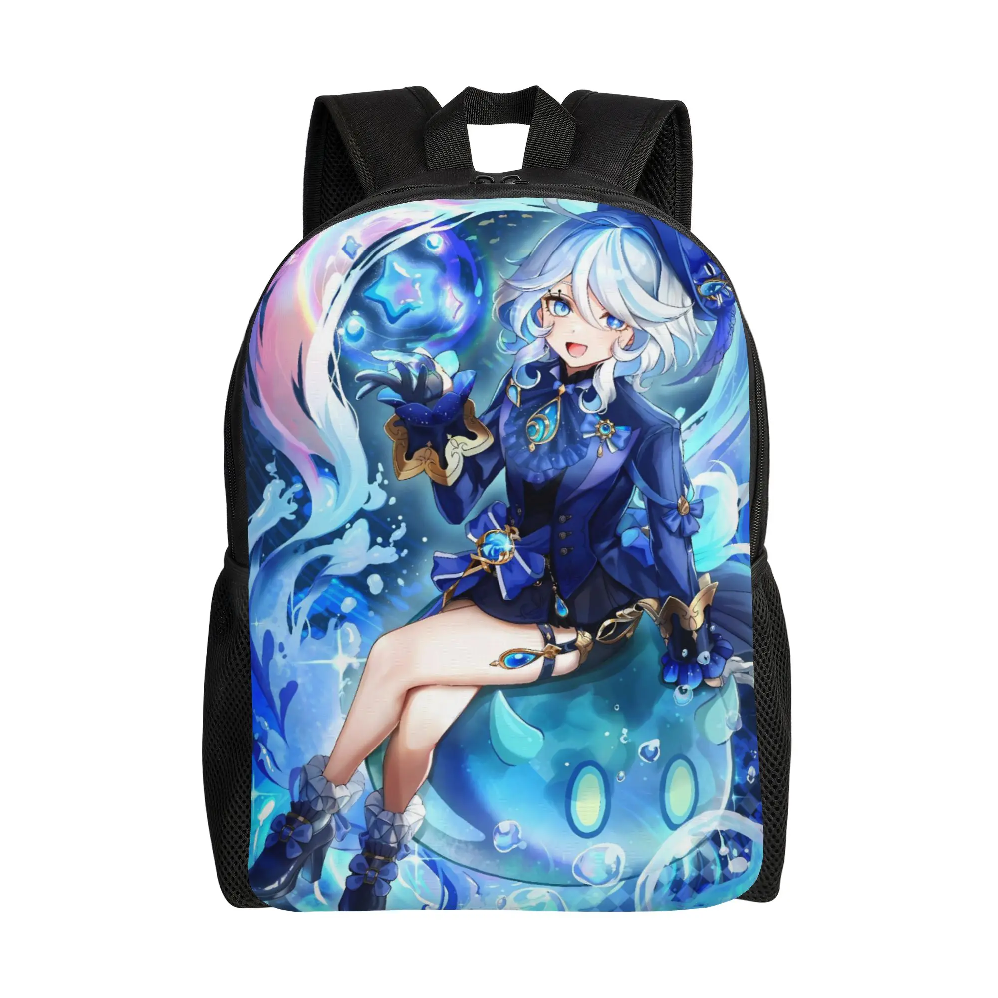Рюкзак Furina Genshin Impact в мультяшном стиле, женский, прочный, для старшей школы, милый, для походов
Рюкзак Furina Genshin Impact в мультяшном стиле, женский, прочный, для старшей школы, милый, для походов