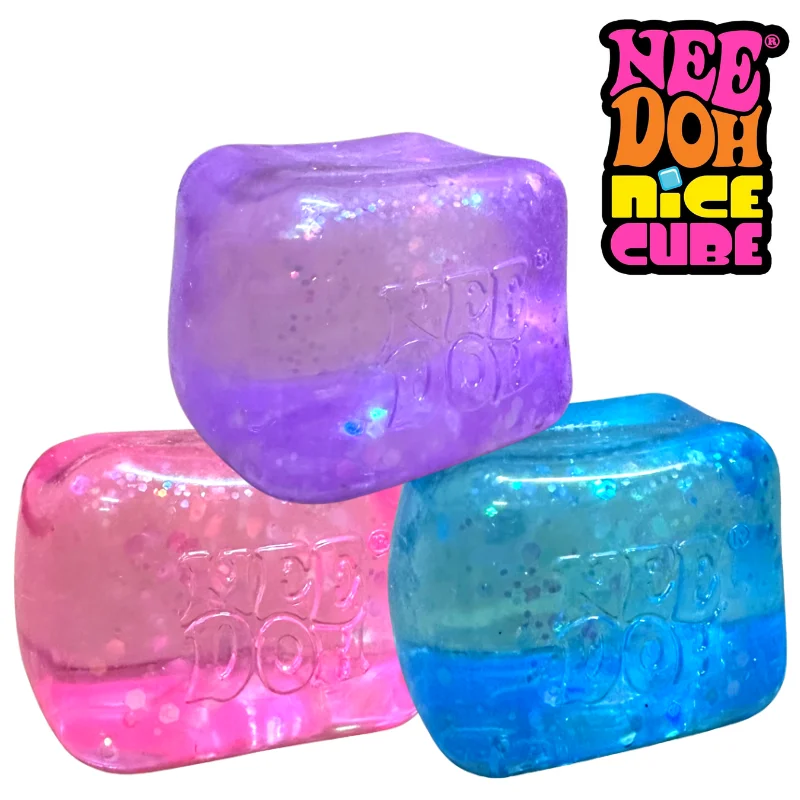 Nee Doh Slow Rebound Glitter Stress Cube Malt Sugar Squishy Fidget Toy Anxiety Relief ADHD Toy for Adults and Kids
Nee Doh Slow Rebound Glitter Stress Cube Malt Sugar Squishy Fidget Toy Anxiety Relief ADHD Toy for Adults and Kids