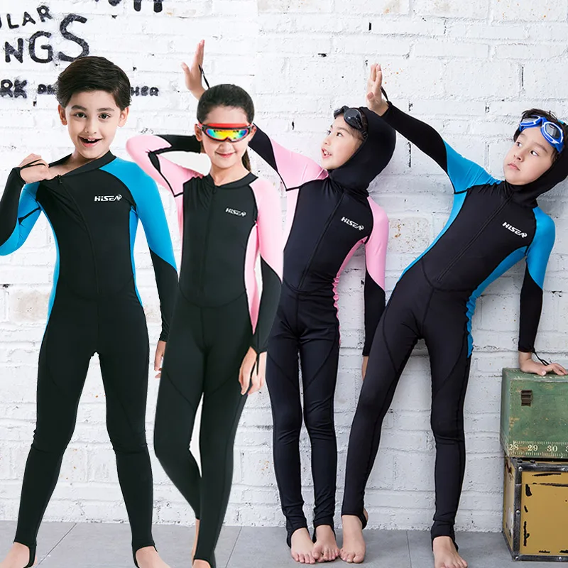 HISEA children's diving suit one-piece swimsuit men's and women's long-sleeved sunscreen swimming snorkeling quick-drying stitch
HISEA children's diving suit one-piece swimsuit men's and women's long-sleeved sunscreen swimming snorkeling quick-drying stitch