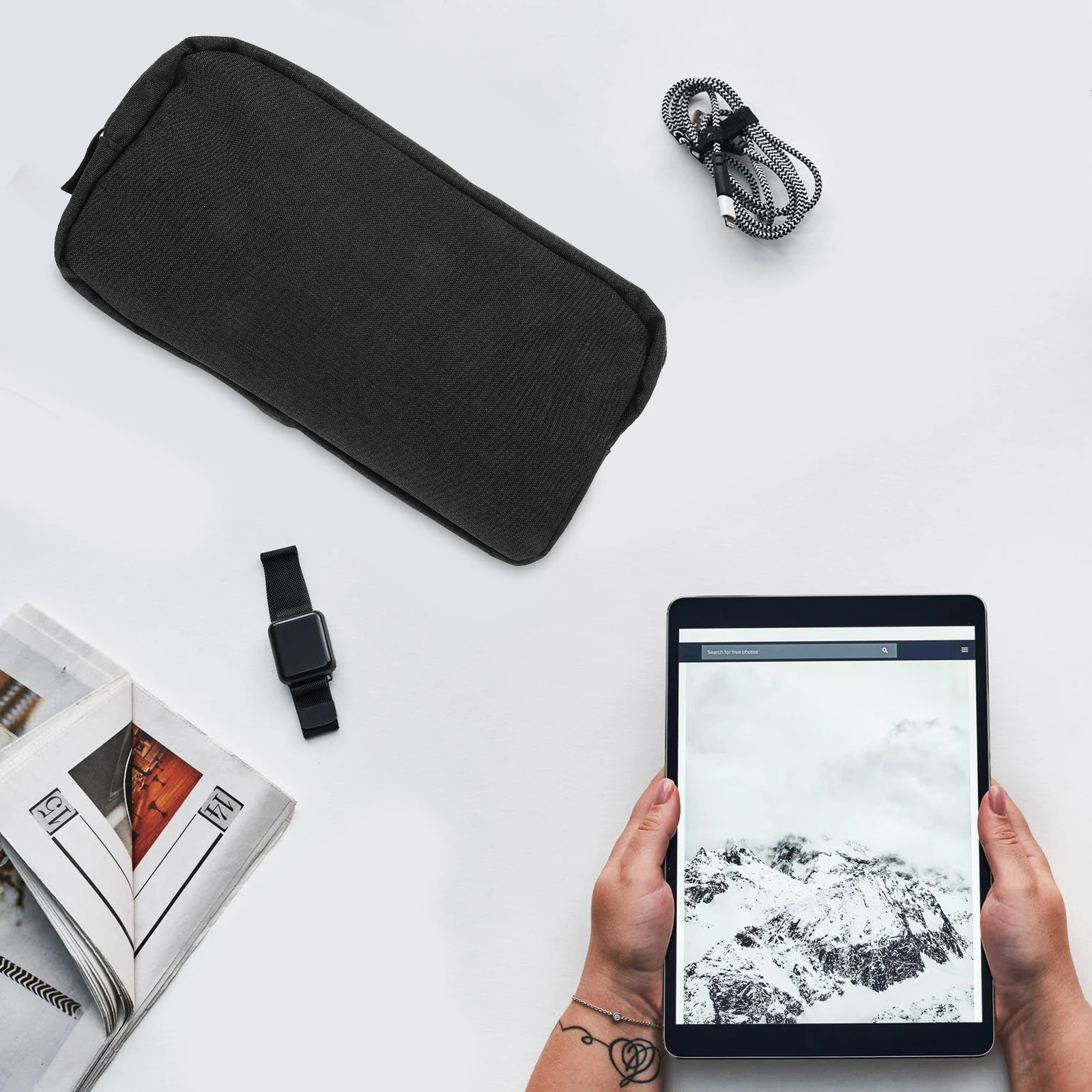 2Pcs Digital Accessories Storage Bag Cable Case Pouch Electronics ganizer Travel Oxford Cloth Protective Dustproof
2Pcs Digital Accessories Storage Bag Cable Case Pouch Electronics ganizer Travel Oxford Cloth Protective Dustproof