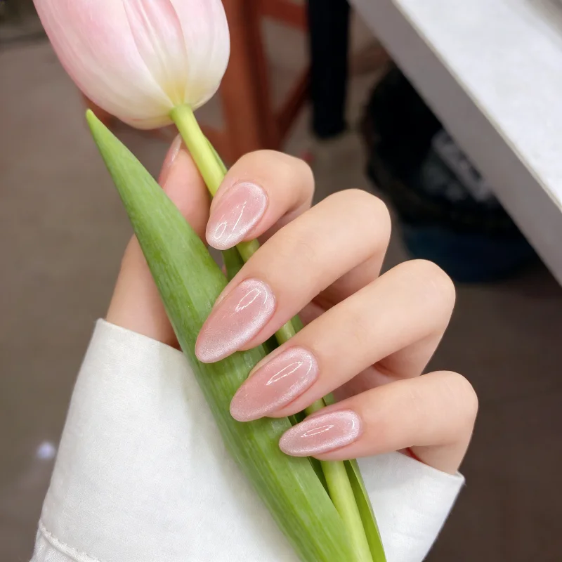 10Pc Handmade Nails in Soft Almond Shape with Cat Eye Shimmer Finish Press-On Nail Tips Perfect for Gifting to Women and Friend
10Pc Handmade Nails in Soft Almond Shape with Cat Eye Shimmer Finish Press-On Nail Tips Perfect for Gifting to Women and Friend