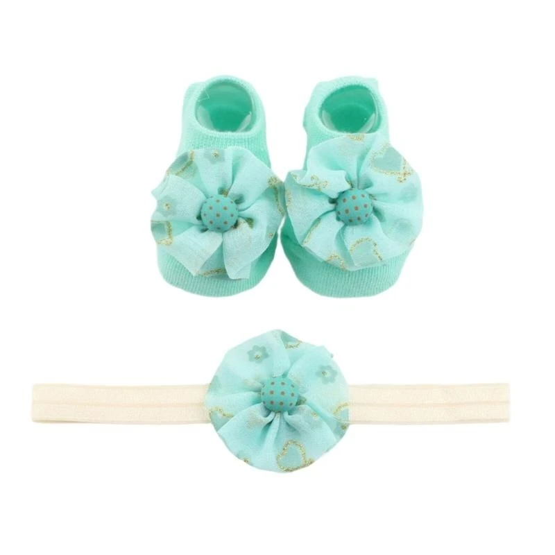 Baby Hair Accessories Decorative Floral Hair Bands with Socks Flower Pattern Headband Headwear Hairbands for 0-6 Month 
Baby Hair Accessories Decorative Floral Hair Bands with Socks Flower Pattern Headband Headwear Hairbands for 0-6 Month
