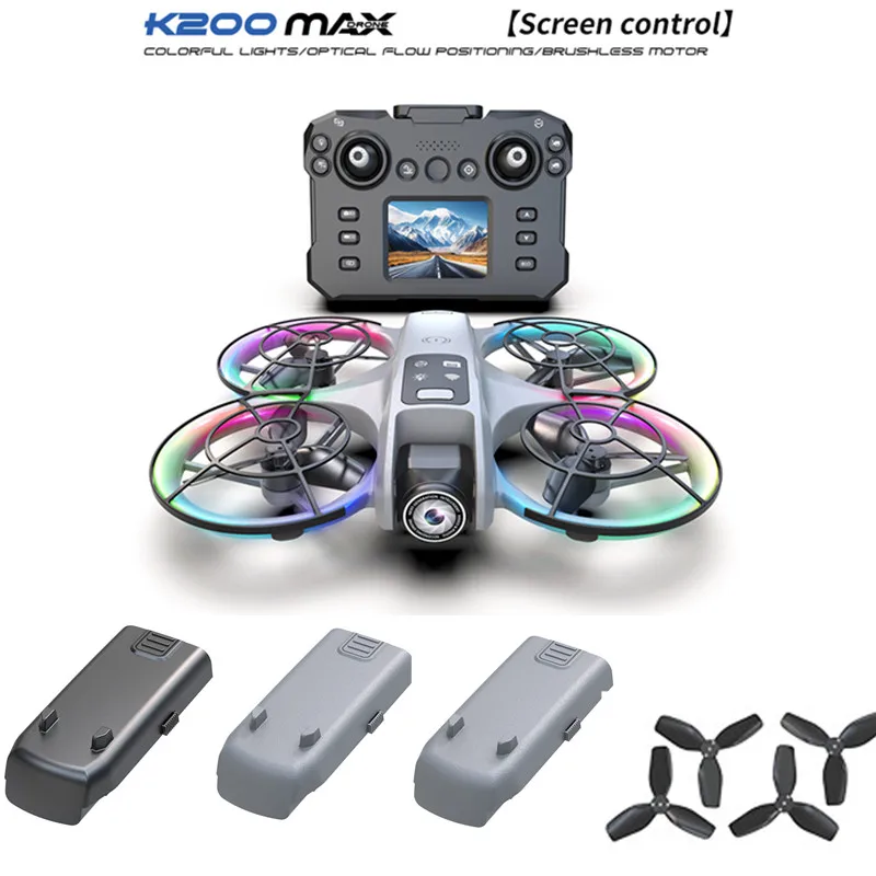 K200MAX Brushless Remote Control RC Drone Quadcopter Acessories 3.7V 1200MAH Battery Propeller For K200 MAX Screen Dron Toy
K200MAX Brushless Remote Control RC Drone Quadcopter Acessories 3.7V 1200MAH Battery Propeller For K200 MAX Screen Dron Toy