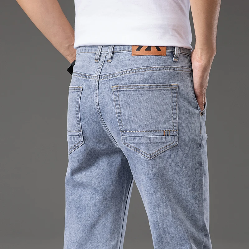 Men's Fashion Slim Fit Jeans Straight Business Casual Elastic Denim Pants Classic Black Gray Sping Autumn Trousers Male Brand
Men's Fashion Slim Fit Jeans Straight Business Casual Elastic Denim Pants Classic Black Gray Sping Autumn Trousers Male Brand