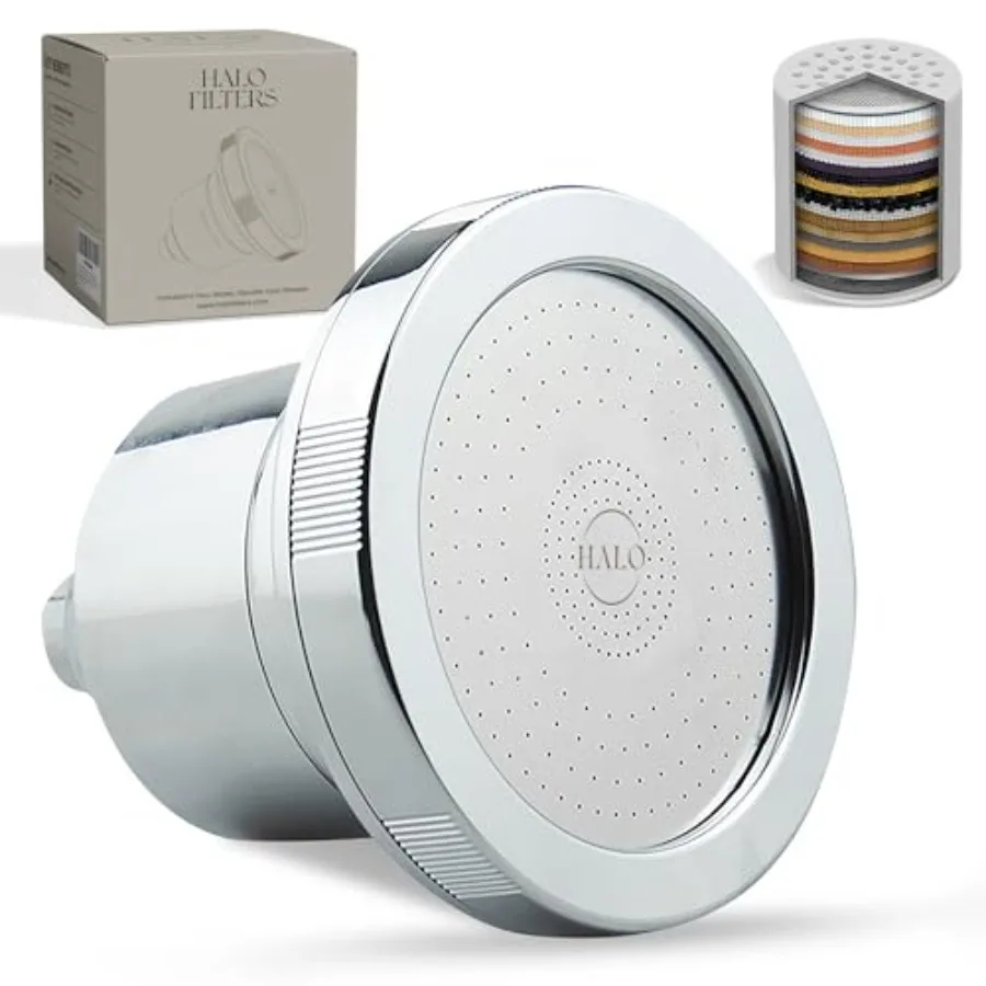 Filtered Shower Head High Pressure Showerhead Filter Removes Chlorine and Sediment Water Softener for Hair and Skin Reduces Dan
Filtered Shower Head High Pressure Showerhead Filter Removes Chlorine and Sediment Water Softener for Hair and Skin Reduces Dan