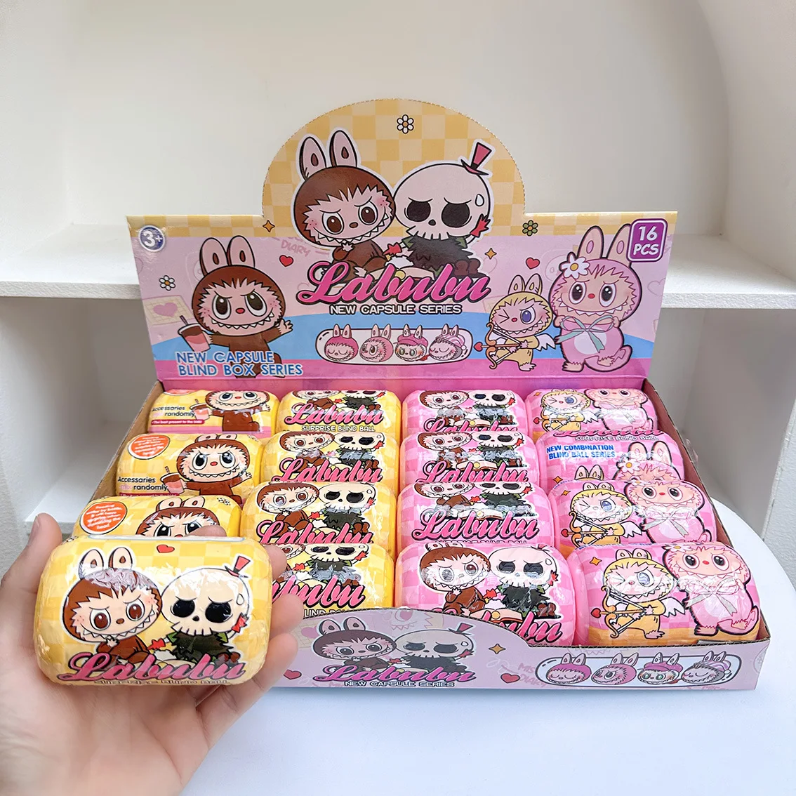 8/16pcs new Labubu Stitch blind box keychain tear open surprise bag pendant ornament key chain doll toy children's day gift
8/16pcs new Labubu Stitch blind box keychain tear open surprise bag pendant ornament key chain doll toy children's day gift