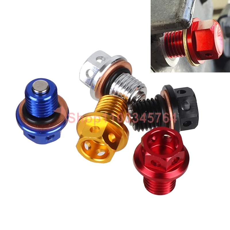 Motorcycle M12*1.5 CNC Engine Crankcase Magnetic Oil Drain Plug Bolt Screw Replaces For Honda CB CBX 250 350F 400F 500K 550F 650
Motorcycle M12*1.5 CNC Engine Crankcase Magnetic Oil Drain Plug Bolt Screw Replaces For Honda CB CBX 250 350F 400F 500K 550F 650