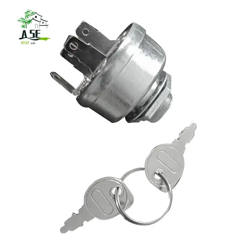 A05E-Lawn Mower Ignition Switch 6-Pin Ignition Switch Silver For Lawn Mowers And Agricultural Vehicles Tractor
A05E-Lawn Mower Ignition Switch 6-Pin Ignition Switch Silver For Lawn Mowers And Agricultural Vehicles Tractor