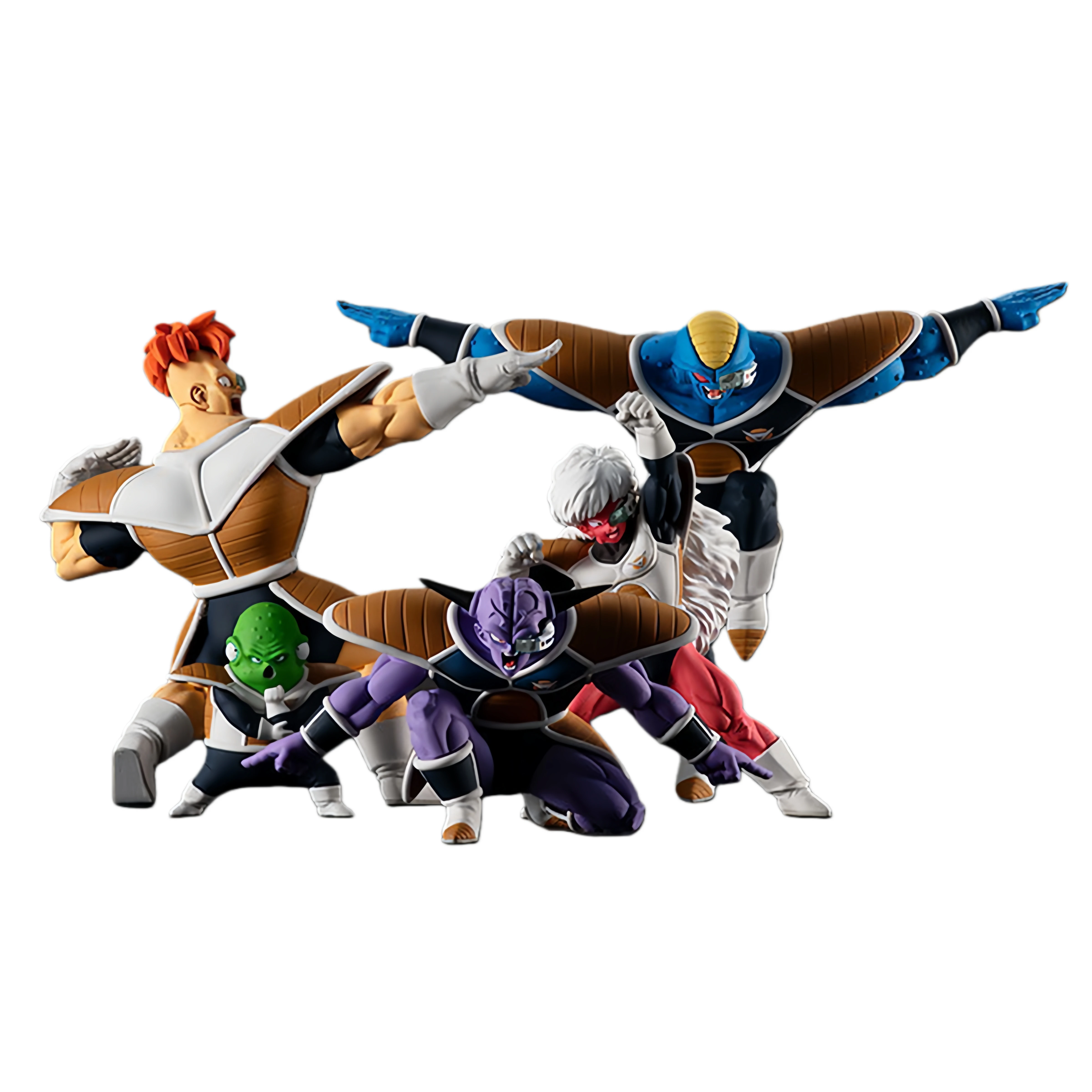 Набор из 5 фигурок аниме Dragon Ball Z: Ginyu Force, Jeice, Guldo, Recoom, Burter. Коллекционная модель, игрушка, подарок.
Набор из 5 фигурок аниме Dragon Ball Z: Ginyu Force, Jeice, Guldo, Recoom, Burter. Коллекционная модель, игрушка, подарок.