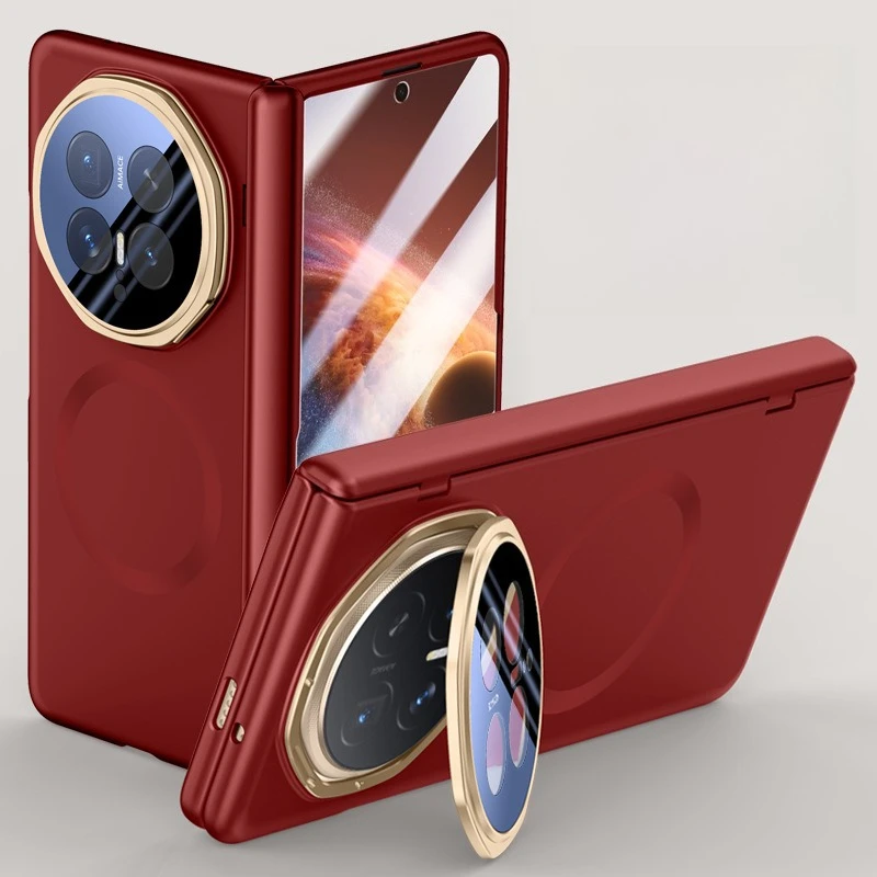 Skin Feel Matte Frosted Funda for Honor Magic V6 5G Case Camera Stand Magnetic Spring Hinge Protect Cover with Front Glass Film
Skin Feel Matte Frosted Funda for Honor Magic V6 5G Case Camera Stand Magnetic Spring Hinge Protect Cover with Front Glass Film