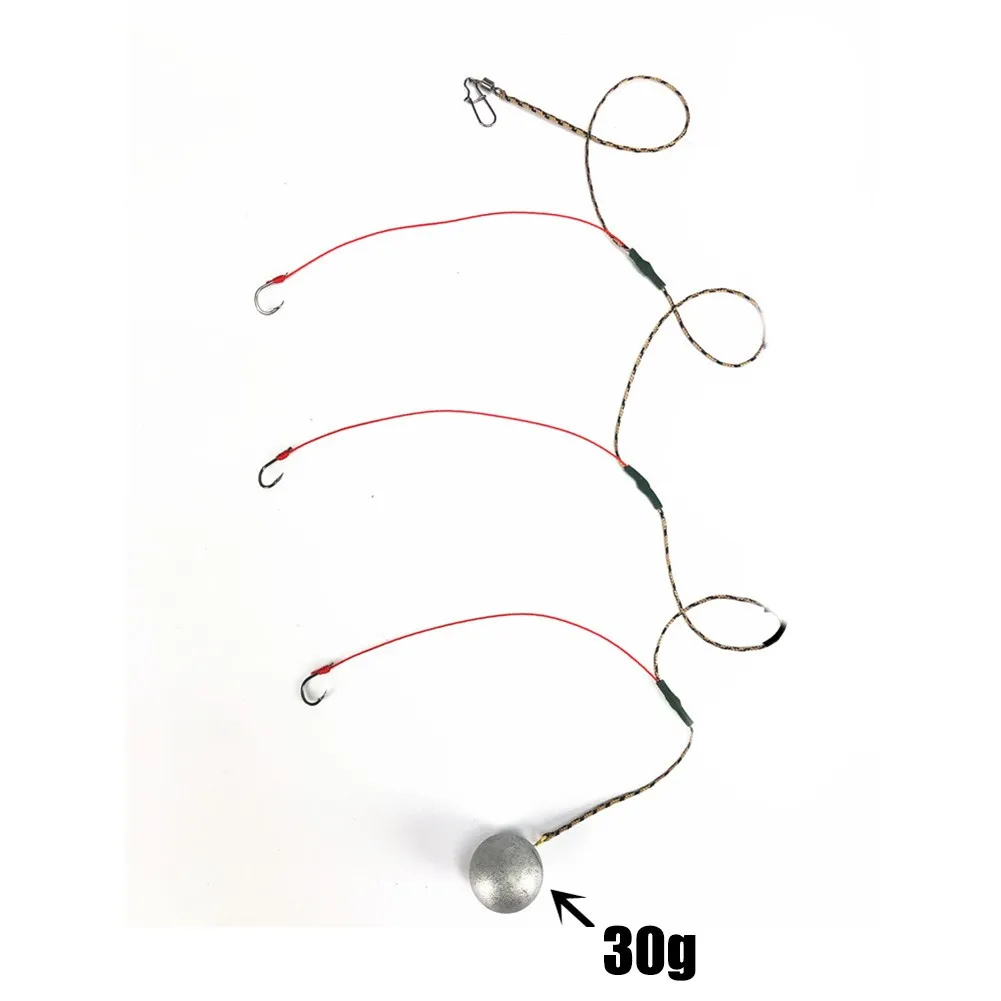 String String Hook Set Swivel Tied Water Drop Fishing Hook Lure Ready Set Sinkers Protable Reliable Use Useful
String String Hook Set Swivel Tied Water Drop Fishing Hook Lure Ready Set Sinkers Protable Reliable Use Useful