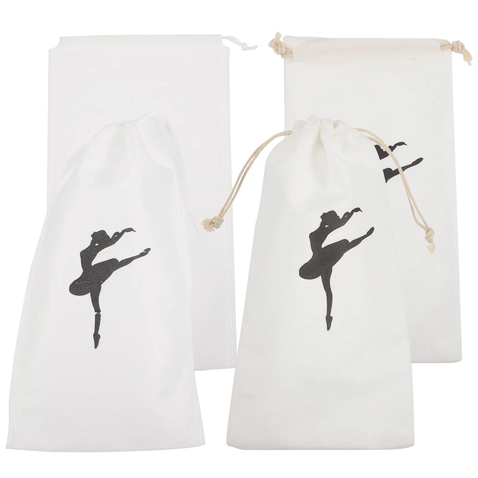4Pcs Ballet Shoe Storage Bags Drawstring Dance Shoe Pouches Washable Wear-Resistant Pointe Shoes Organizer for Ballet
4Pcs Ballet Shoe Storage Bags Drawstring Dance Shoe Pouches Washable Wear-Resistant Pointe Shoes Organizer for Ballet