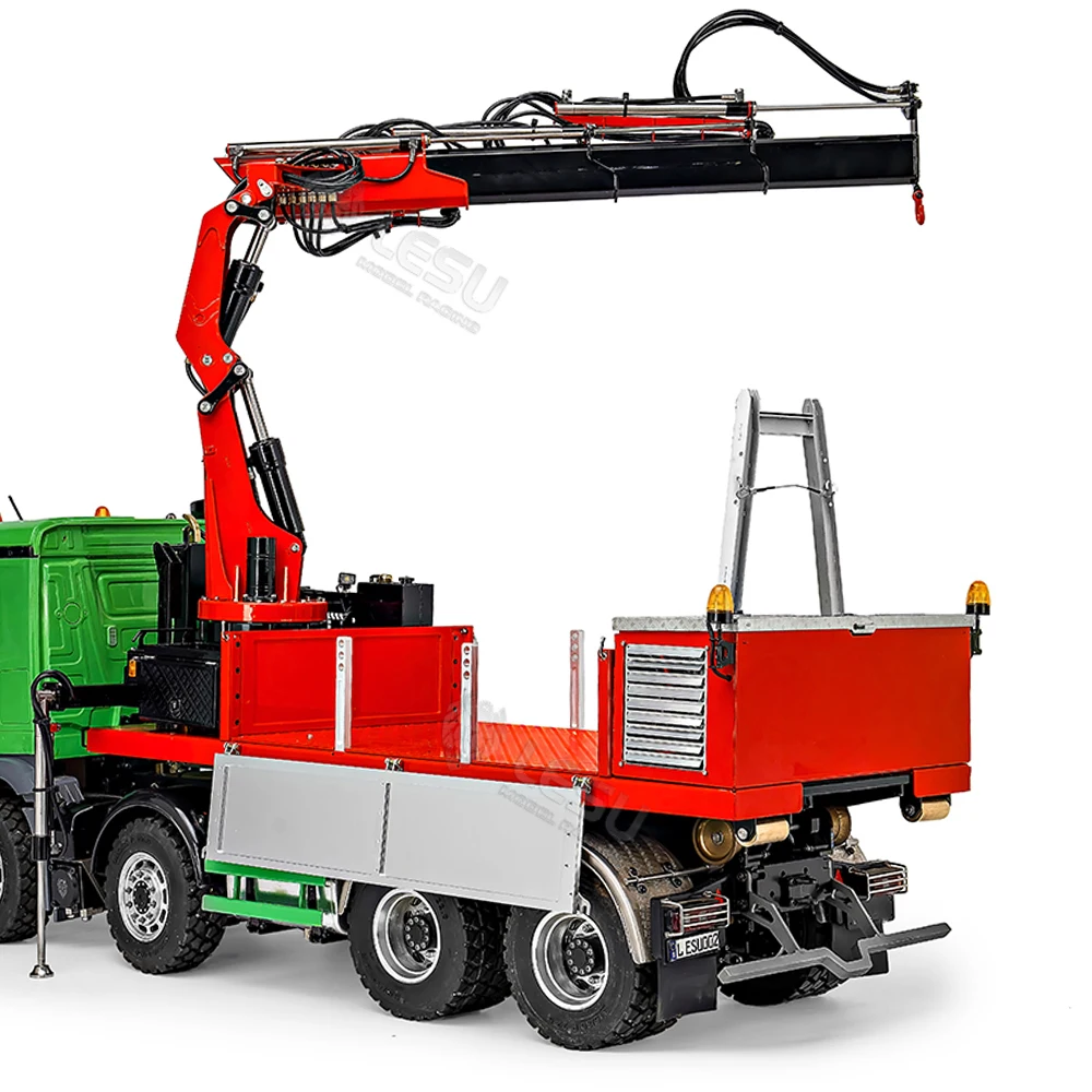LESU RC Metal Cargo Box Bucket with Hydraulic Crane 7CH Valve for 1/14 Remote Control Vehicle Roll Off Dump Truck Tipper Dumper
LESU RC Metal Cargo Box Bucket with Hydraulic Crane 7CH Valve for 1/14 Remote Control Vehicle Roll Off Dump Truck Tipper Dumper