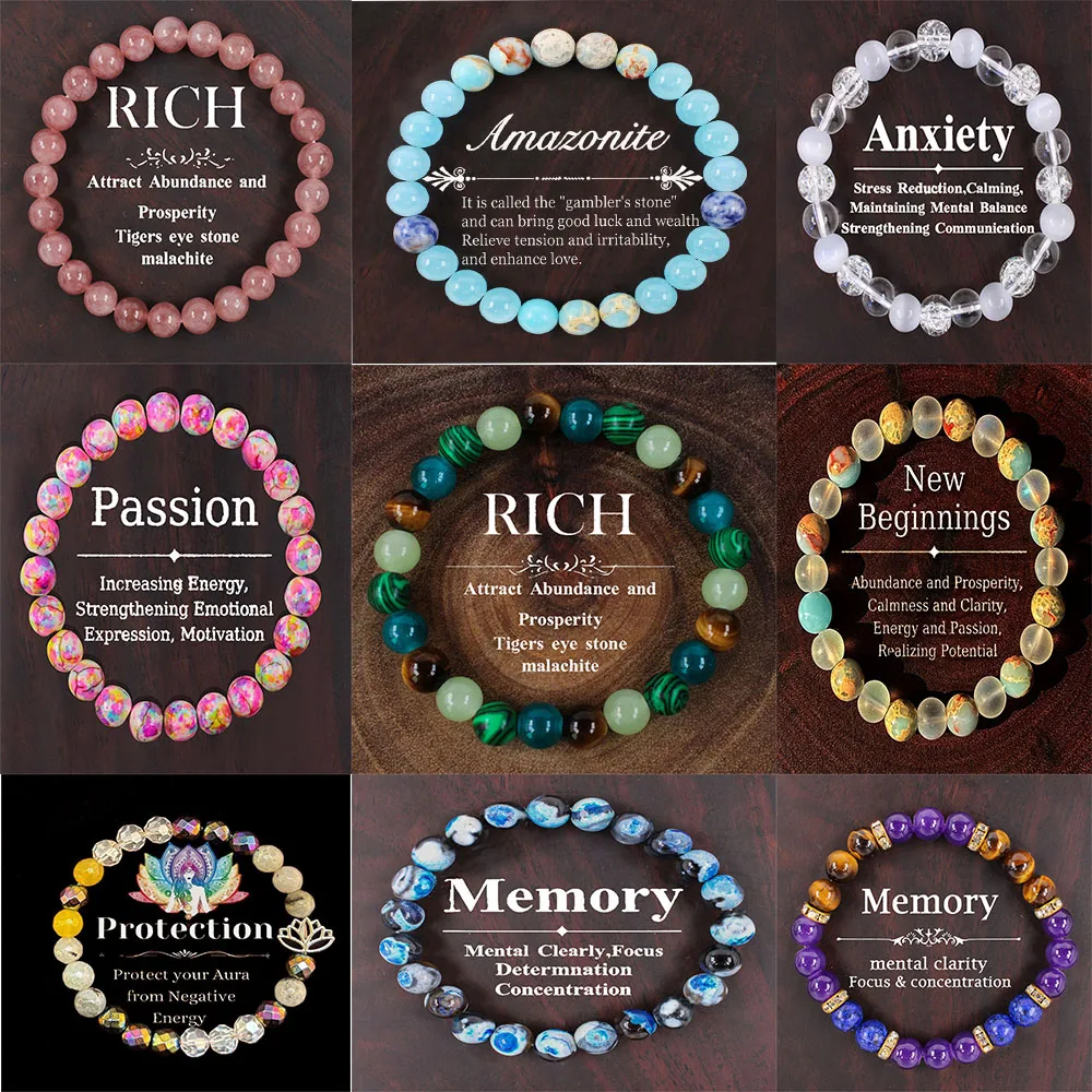 1 Pc Fashion High end Handmade Color Natural Stone Beaded Bracelet Men Women Birthday Party Jewelry Accessories Gifts
1 Pc Fashion High end Handmade Color Natural Stone Beaded Bracelet Men Women Birthday Party Jewelry Accessories Gifts