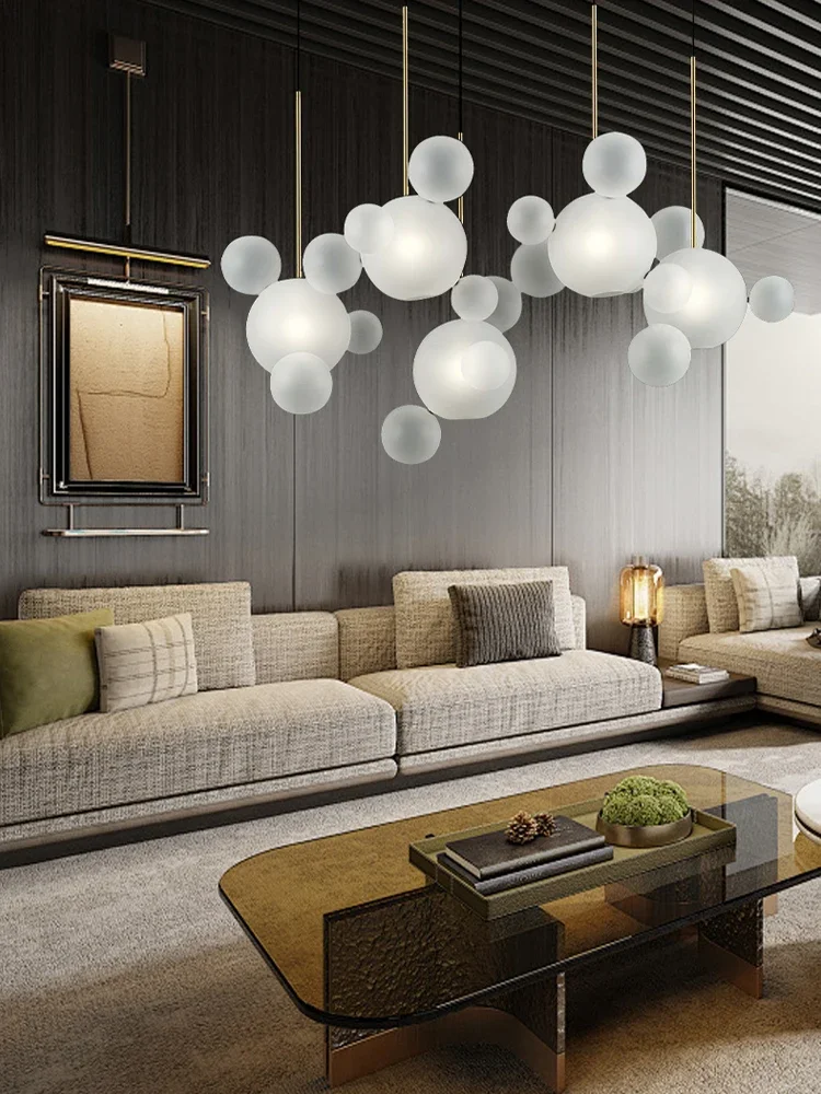 Nordic Decor Led Chandeliers for Living Room Indoor Lighting Bubbles Ball Kitchen Ceiling Chandelier Dining Room Pendant Lamp 
Nordic Decor Led Chandeliers for Living Room Indoor Lighting Bubbles Ball Kitchen Ceiling Chandelier Dining Room Pendant Lamp