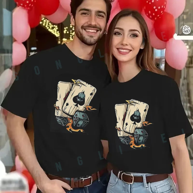 Heavyweight Gaming Graphic T-shirt Men's And Women's Summer New Casual Tee Short-sleeved Fashion Moto Top
Heavyweight Gaming Graphic T-shirt Men's And Women's Summer New Casual Tee Short-sleeved Fashion Moto Top