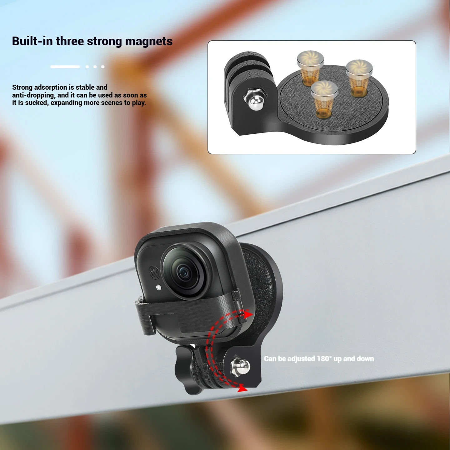 For Insta360 Go Ultra magnetic backplate multifunctional expansion fixed shooting bracket with magnetic backplate accessories
For Insta360 Go Ultra magnetic backplate multifunctional expansion fixed shooting bracket with magnetic backplate accessories