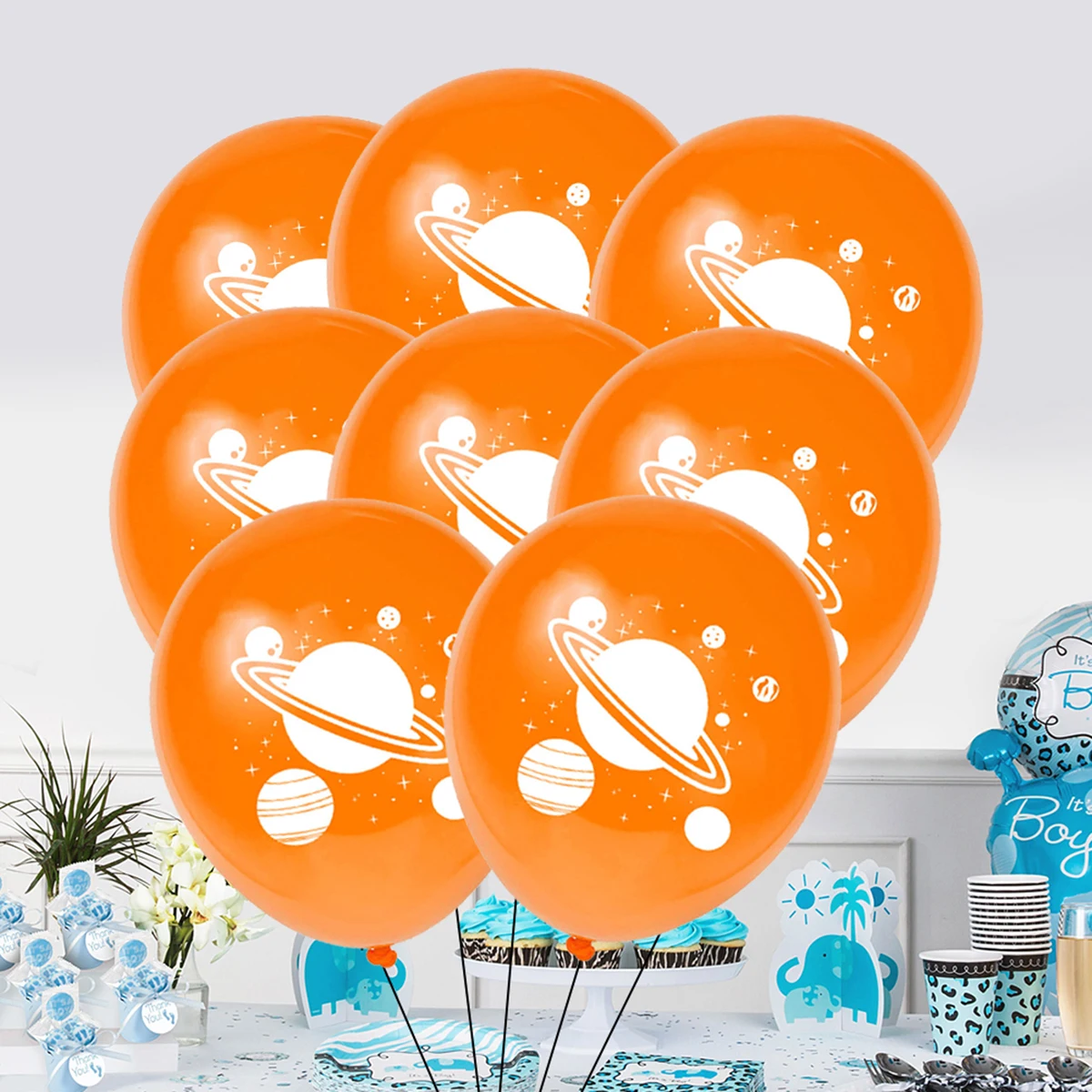 10Pcs Latex Balloons Planet Print Orange Balloon Kit for Festive Party Decorations Graduation Baby Shower Outdoor Events
10Pcs Latex Balloons Planet Print Orange Balloon Kit for Festive Party Decorations Graduation Baby Shower Outdoor Events