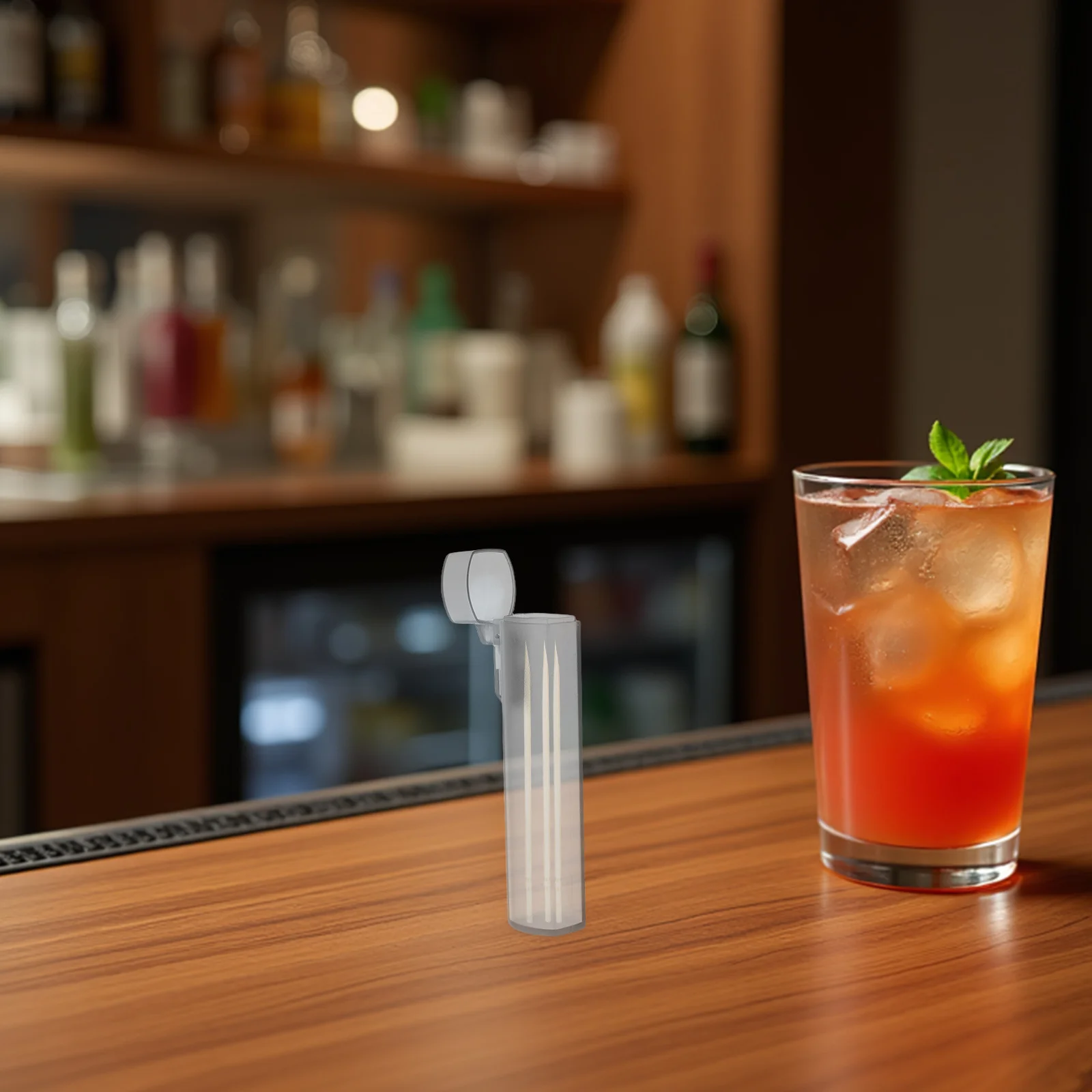 Portable Toothpick Box Easy Carry Compact Storage Case Multipurpose Travel Kitchen Tool Holder Practical Design 
Portable Toothpick Box Easy Carry Compact Storage Case Multipurpose Travel Kitchen Tool Holder Practical Design