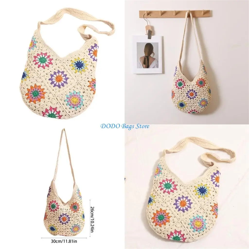E8fb Женщины вязаные сумки для плеча красочные цветы Crossbody Bag Fashion Beach Bag Сумка для каникулы для путешествий для для
E8fb Женщины вязаные сумки для плеча красочные цветы Crossbody Bag Fashion Beach Bag Сумка для каникулы для путешествий для для