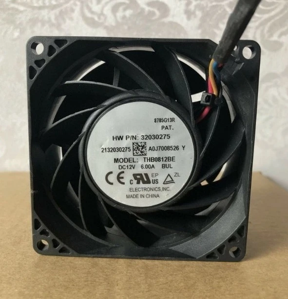 Brand New THB0812BE 8038 DC12V 6.00A 8CM 4-Wire Inverter Mute Cooling Fan Expedited shipping
Brand New THB0812BE 8038 DC12V 6.00A 8CM 4-Wire Inverter Mute Cooling Fan Expedited shipping