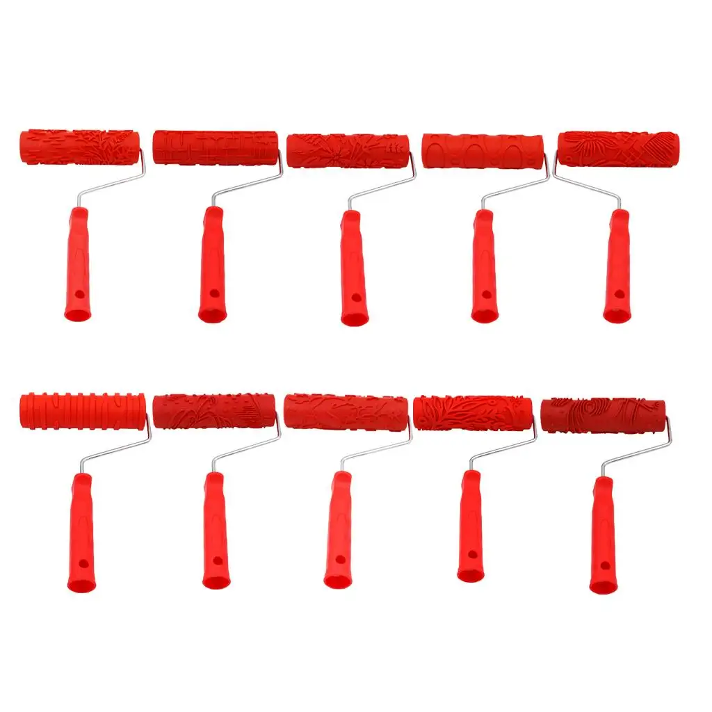 Rubber Pattern Roller Embossing Paint Roller Decorating Tool for Wall Painting and Craft Projects
Rubber Pattern Roller Embossing Paint Roller Decorating Tool for Wall Painting and Craft Projects