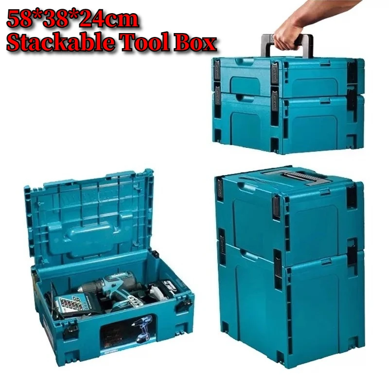 58x38x24cm Stackable Modular Combo Toolbox Set Large Tool box Hardware Tool Case for Workshop Garage Tool Organizer
58x38x24cm Stackable Modular Combo Toolbox Set Large Tool box Hardware Tool Case for Workshop Garage Tool Organizer