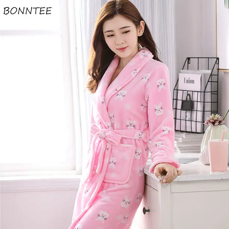 Women Robes Lounge Wear Female Casual Lace Winter Warm Soft Knee-length Up V-neck Long Sleeve Thicker Simple Pockets Large Size
Women Robes Lounge Wear Female Casual Lace Winter Warm Soft Knee-length Up V-neck Long Sleeve Thicker Simple Pockets Large Size