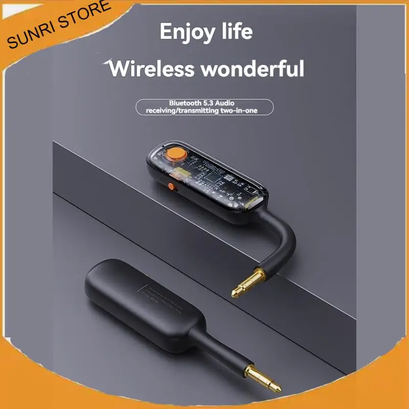Bluetooth 5.3 Audio Receiver Transmitter AUX With Mic Stereo Music Wireless Adapter For Home Stereo/Bluetooth Earbuds/PC/Gym
Bluetooth 5.3 Audio Receiver Transmitter AUX With Mic Stereo Music Wireless Adapter For Home Stereo/Bluetooth Earbuds/PC/Gym