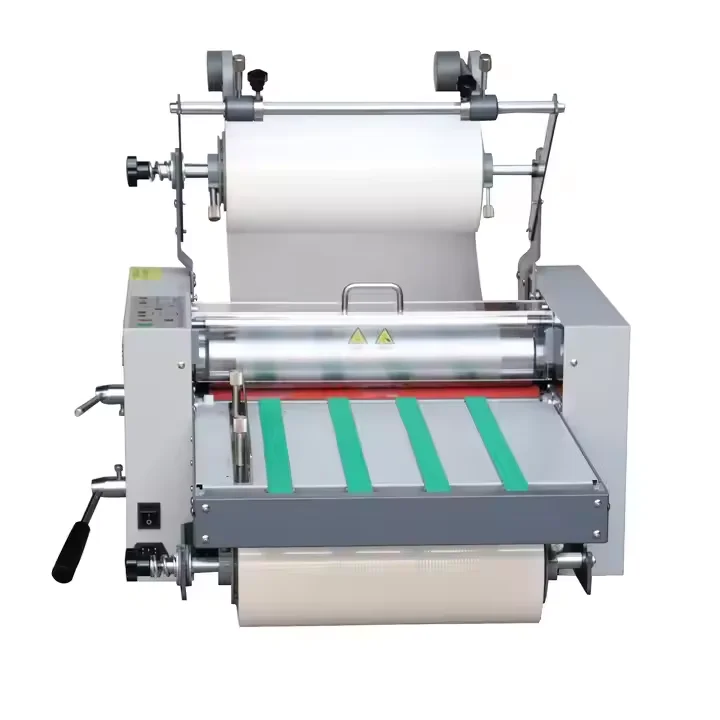 Automatic Large Steel Roller Laminator Speed Regulation Anti-Crimping Belt Paper Feed Cold & Hot Laminating Machine
Automatic Large Steel Roller Laminator Speed Regulation Anti-Crimping Belt Paper Feed Cold & Hot Laminating Machine