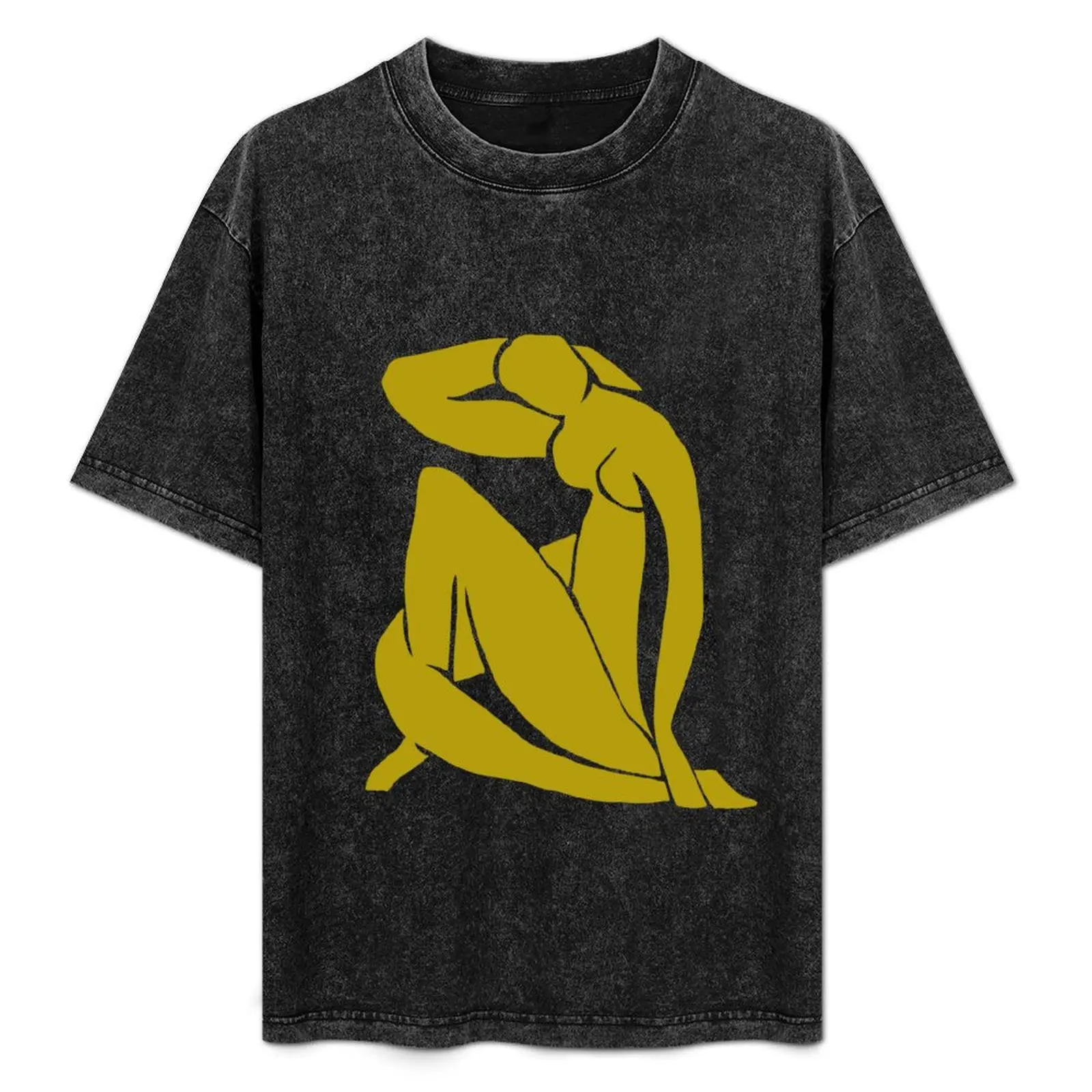 Matisse Cut Out Figure #2 Mustard Yellow T-Shirt Summer Holiday T-Shirt
Matisse Cut Out Figure #2 Mustard Yellow T-Shirt Summer Holiday T-Shirt
