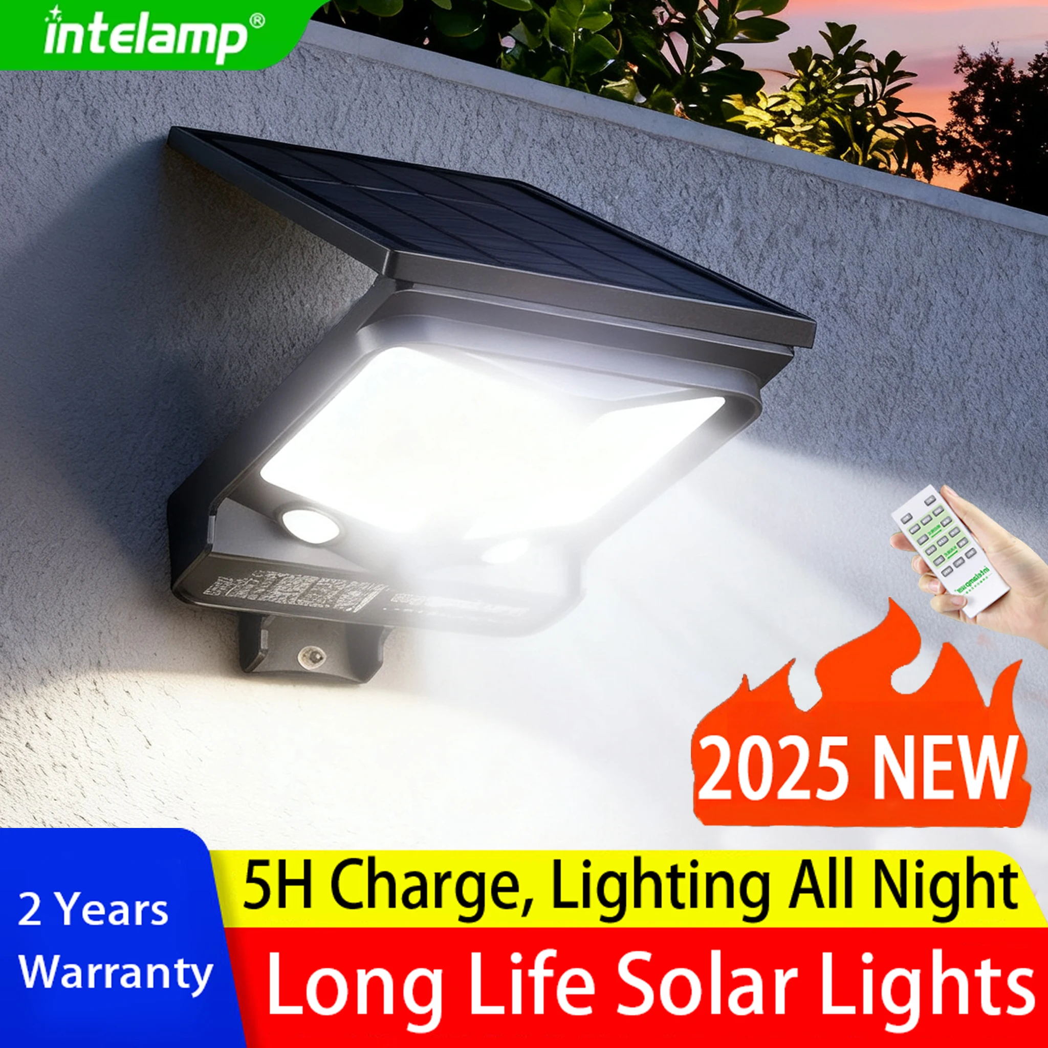 2026 Новая супер яркая 99 светодиодная солнечная лампа для уличного сада, солнечная светодиодная лампа, водонепроницаемый прожектор с питанием от солнечного света и датчиком движения
2026 Новая супер яркая 99 светодиодная солнечная лампа для уличного сада, солнечная светодиодная лампа, водонепроницаемый прожектор с питанием от солнечного света и датчиком движения
