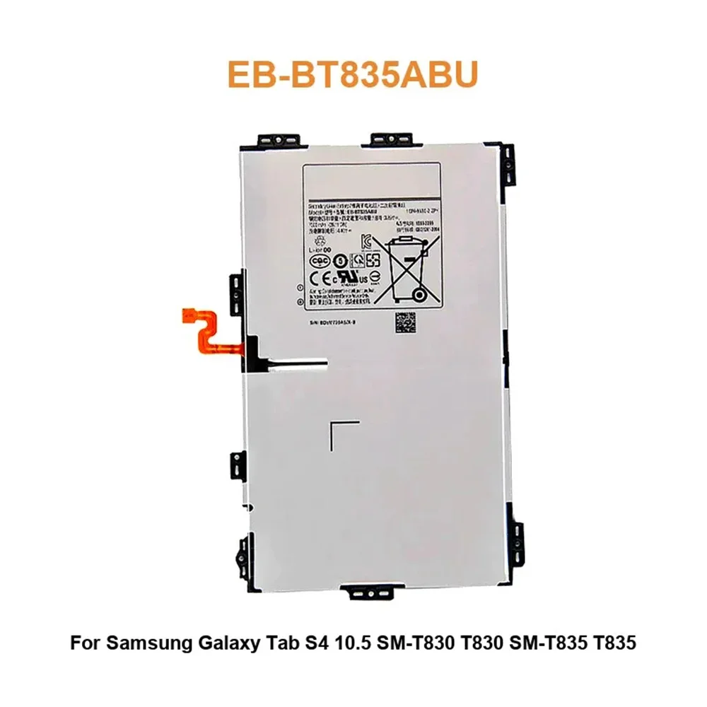 Genuine EB-BT835ABU Tablet Battery For Samsung Galaxy Tab S4 10.5 SM-T830 T830 SM-T835 T835 7300mAh High Quality
Genuine EB-BT835ABU Tablet Battery For Samsung Galaxy Tab S4 10.5 SM-T830 T830 SM-T835 T835 7300mAh High Quality