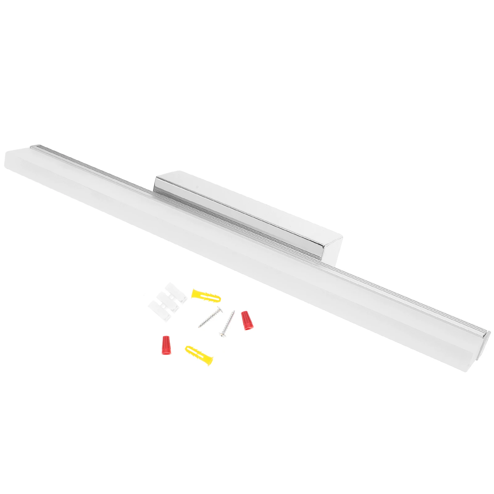 Modern Bathroom Mirror Front LED Light Waterproof Anti-fog Vanity Light Lamp Wall Lamp with Stainless Steel Base (White)
Modern Bathroom Mirror Front LED Light Waterproof Anti-fog Vanity Light Lamp Wall Lamp with Stainless Steel Base (White)