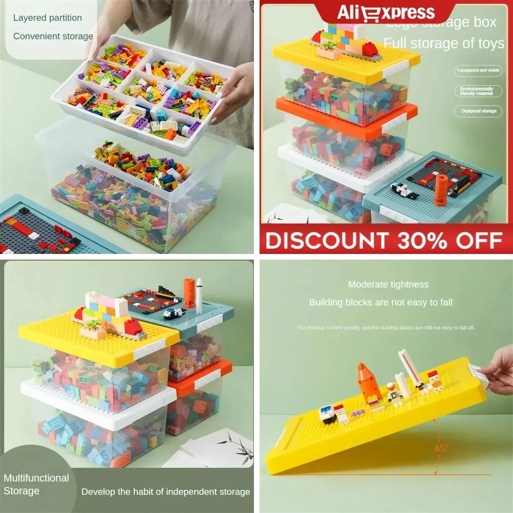 Children's Toy Storage Box, Building Block Organizer, Eco-Friendly & Dustproof, Detachable
Children's Toy Storage Box, Building Block Organizer, Eco-Friendly & Dustproof, Detachable