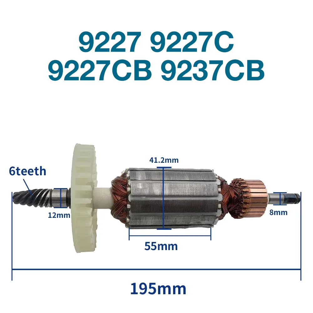 Аксессуары для якоря AC220-240V для Makita 9227 9227C 9227CB 9237CB, замена якорной катушки ротора статора полировальной машины
Аксессуары для якоря AC220-240V для Makita 9227 9227C 9227CB 9237CB, замена якорной катушки ротора статора полировальной машины