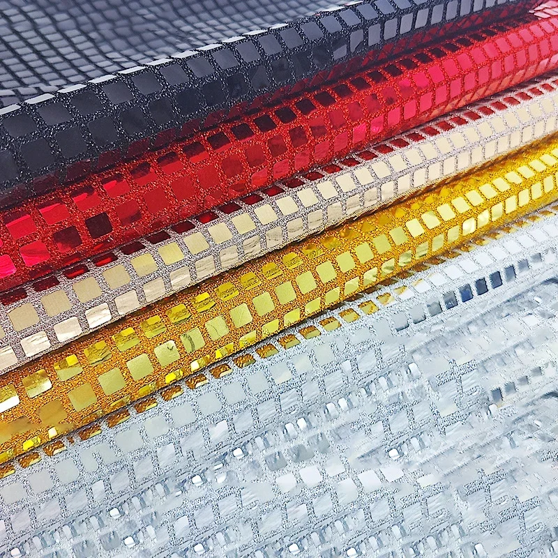 Checkered Sequin Fabric Creative Party Dresses DIY Square Sequin Fabric Stage Decoration Craft Lion/Dragon Dance Decor Cloth
Checkered Sequin Fabric Creative Party Dresses DIY Square Sequin Fabric Stage Decoration Craft Lion/Dragon Dance Decor Cloth