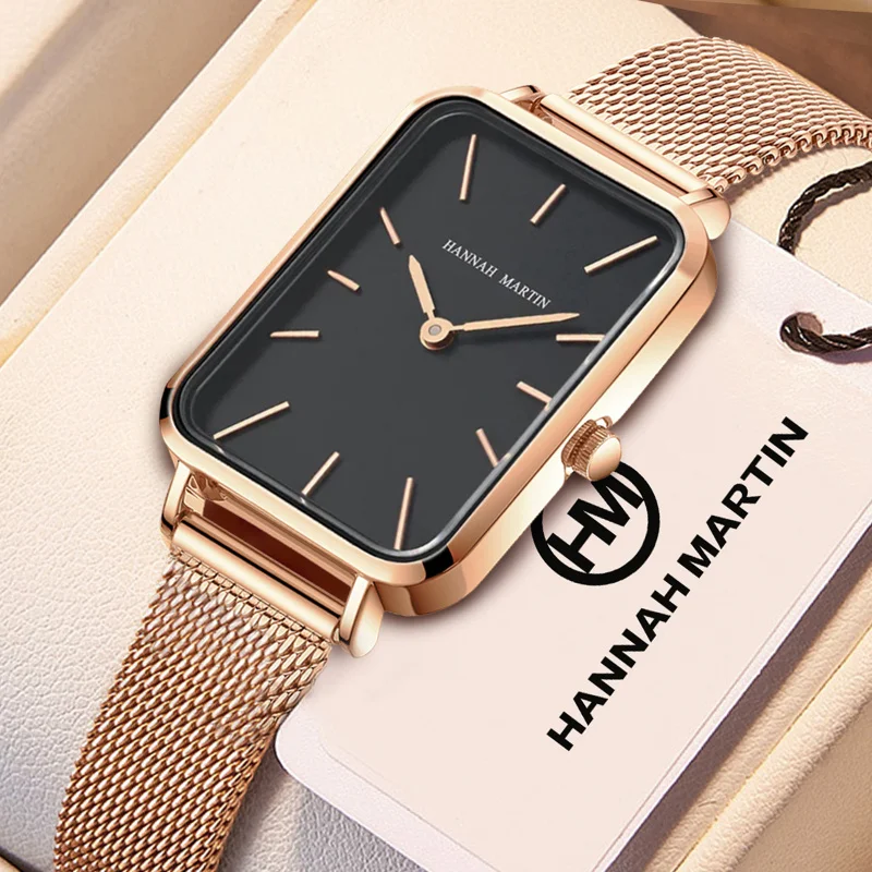 New Design Square Gold Stainless Steel 3BAR Water Resistant Japanese Quartz Leather Strap Charm Luxury Wrist Watch for Women
New Design Square Gold Stainless Steel 3BAR Water Resistant Japanese Quartz Leather Strap Charm Luxury Wrist Watch for Women