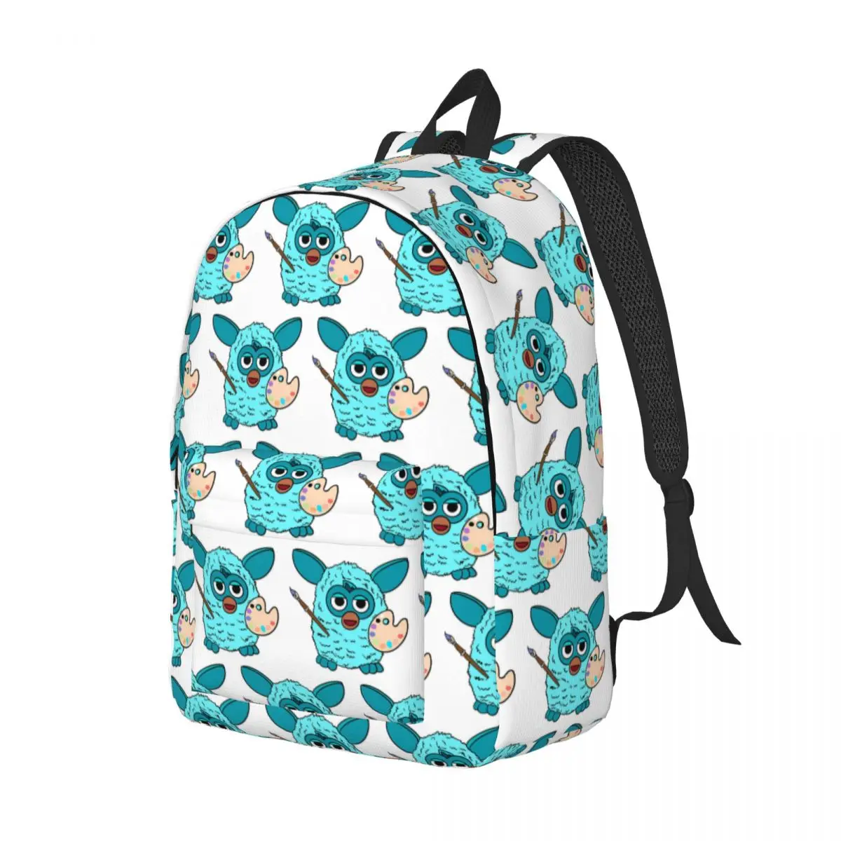 Light Blue Artist Furby Backpack Daypack Large Capacity Children BookBag School Bag Shoulder Bags for Men Women
Light Blue Artist Furby Backpack Daypack Large Capacity Children BookBag School Bag Shoulder Bags for Men Women