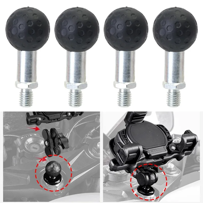 Ball Head Adapter for Mount Motorcycle Handlebar Clip Rearview Mirror Bracket Multi Functional Motorcycle Bracket Ball Head Base
Ball Head Adapter for Mount Motorcycle Handlebar Clip Rearview Mirror Bracket Multi Functional Motorcycle Bracket Ball Head Base