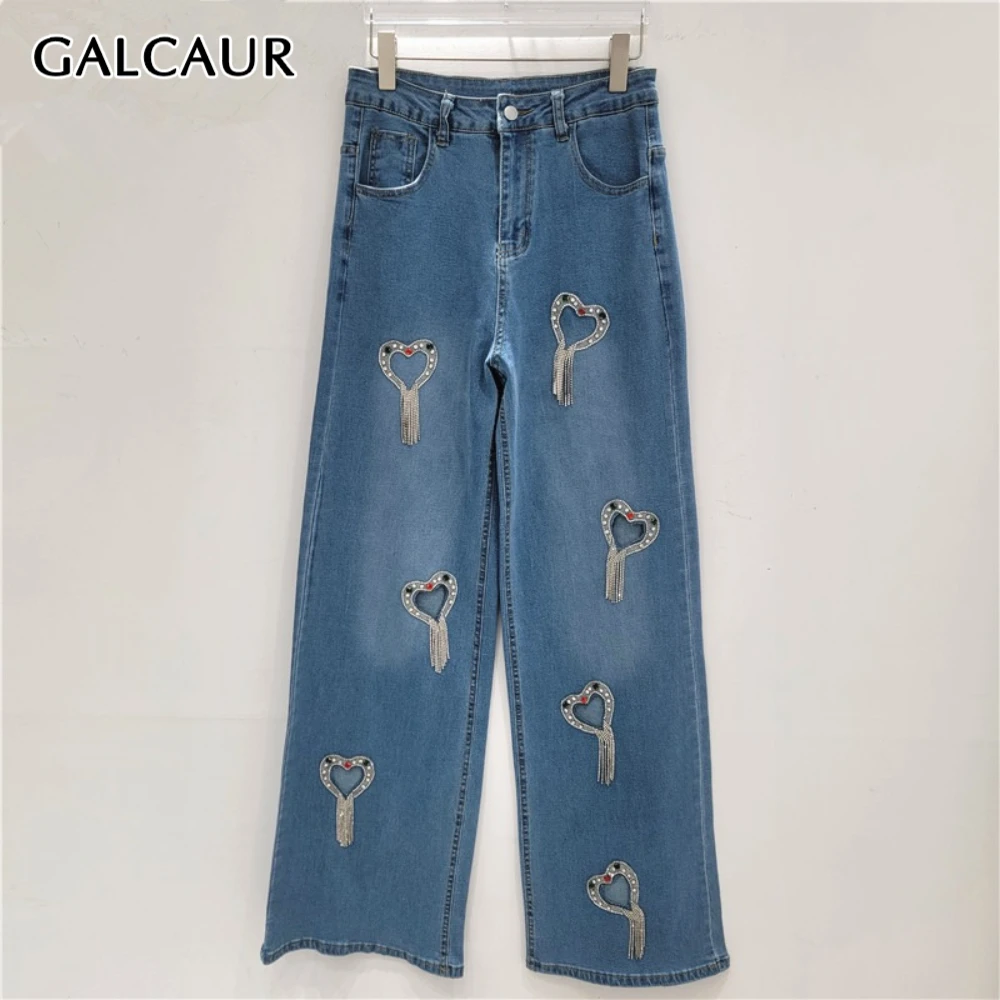 Брюки женские GALCAUR синие, с бахромой, шикарные, с высокой талией, свободного кроя, базовый дизайн, широкие штанины, осенняя новинка, модный стиль
Брюки женские GALCAUR синие, с бахромой, шикарные, с высокой талией, свободного кроя, базовый дизайн, широкие штанины, осенняя новинка, модный стиль