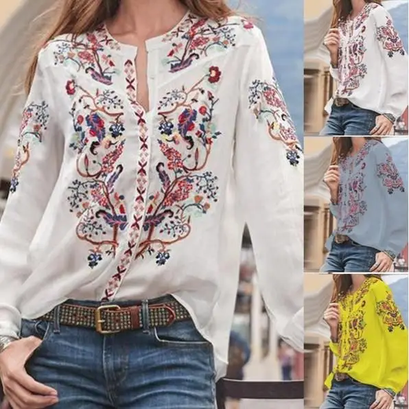 Summer Printed Long Sleeve Women's Shirt round Neck Pullover Resistant to Deformation Other Fabric Other Style Other for Women
Summer Printed Long Sleeve Women's Shirt round Neck Pullover Resistant to Deformation Other Fabric Other Style Other for Women