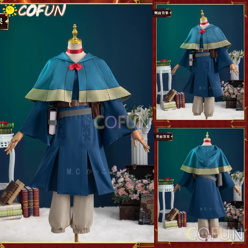 COFUN Amine Delicious in Dungeon Marcille Cosplay Costume Halloween outfits Women Clothing Full Set Waistbag Backpack
COFUN Amine Delicious in Dungeon Marcille Cosplay Costume Halloween outfits Women Clothing Full Set Waistbag Backpack