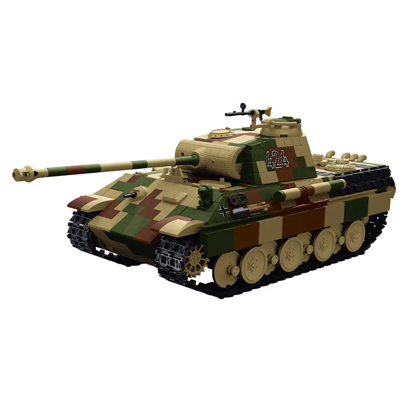 IN STOCK MOC Ww2 Military Leopard V Tank 424 Building Blocks Bricks Assembling Model Toys for Children Birthday Gift
IN STOCK MOC Ww2 Military Leopard V Tank 424 Building Blocks Bricks Assembling Model Toys for Children Birthday Gift