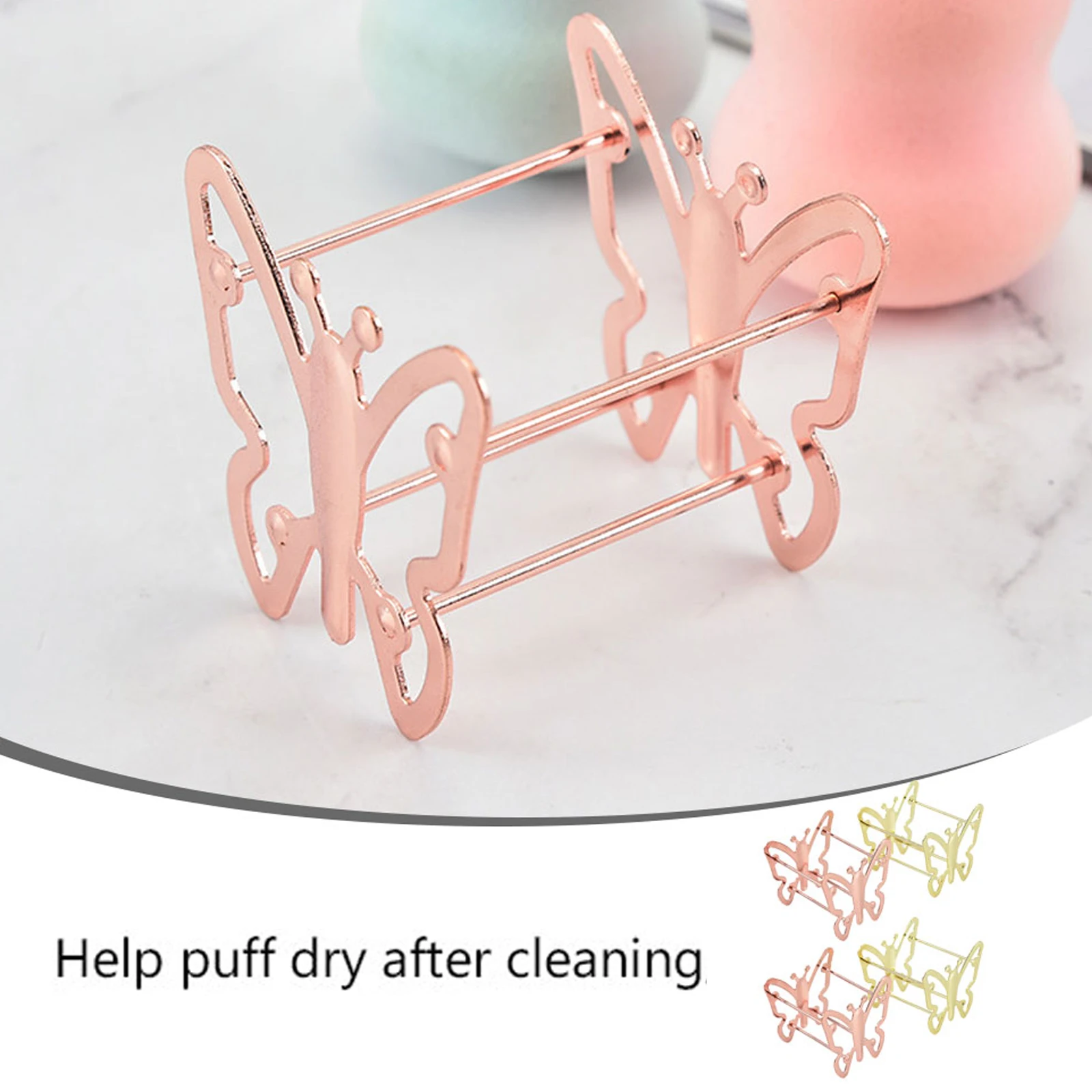 4 Pcs Rose Gold Makeup Sponge Holder Durable Beautiful Puff Dryer Rack Healthy Hollow Puff Rack Storage Egg Shaped
4 Pcs Rose Gold Makeup Sponge Holder Durable Beautiful Puff Dryer Rack Healthy Hollow Puff Rack Storage Egg Shaped