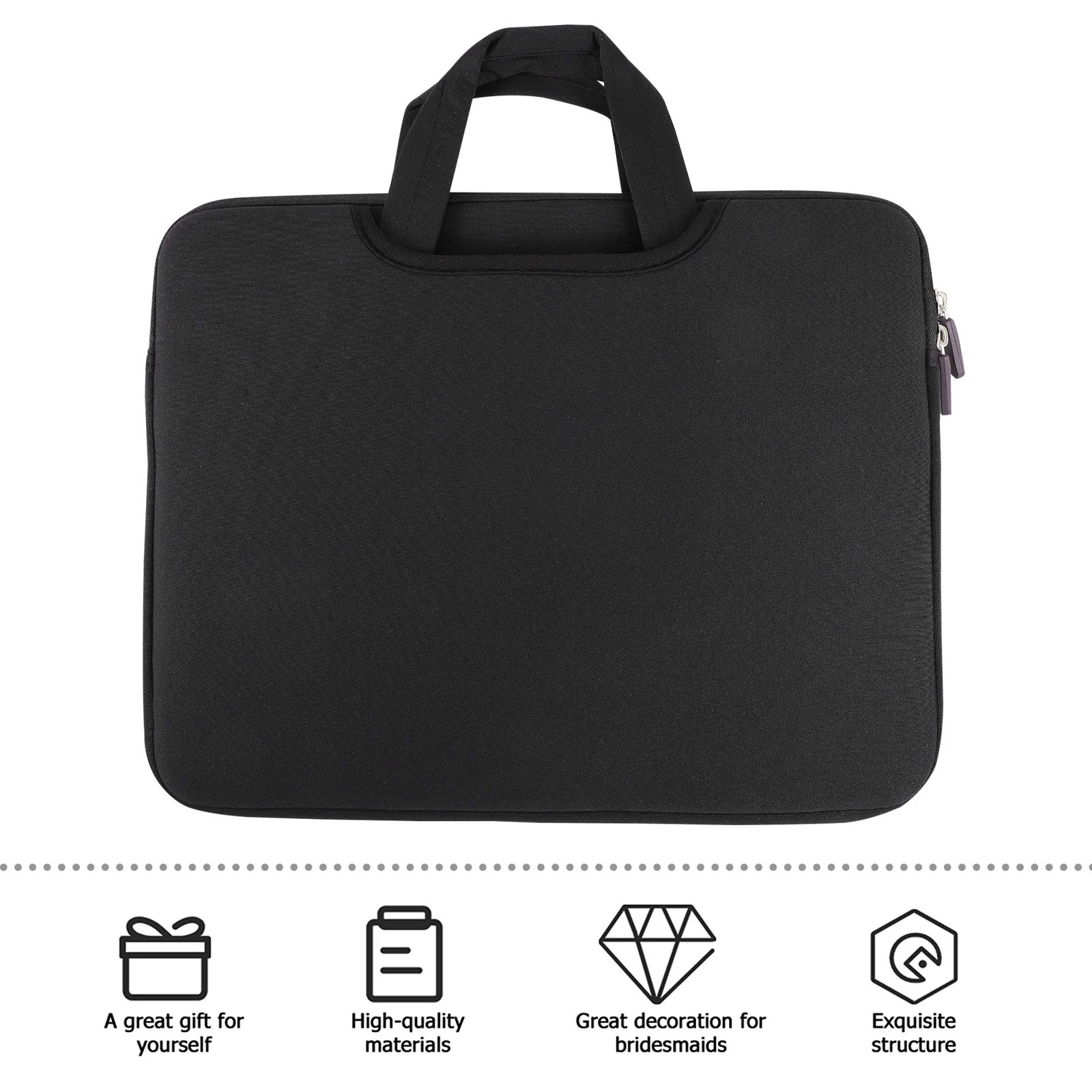 13inch Laptop Handbag Notebook Computer Carrying Pouch Briefcase Tote Bag Storage Protective Case Travel Shoulder Bag
13inch Laptop Handbag Notebook Computer Carrying Pouch Briefcase Tote Bag Storage Protective Case Travel Shoulder Bag