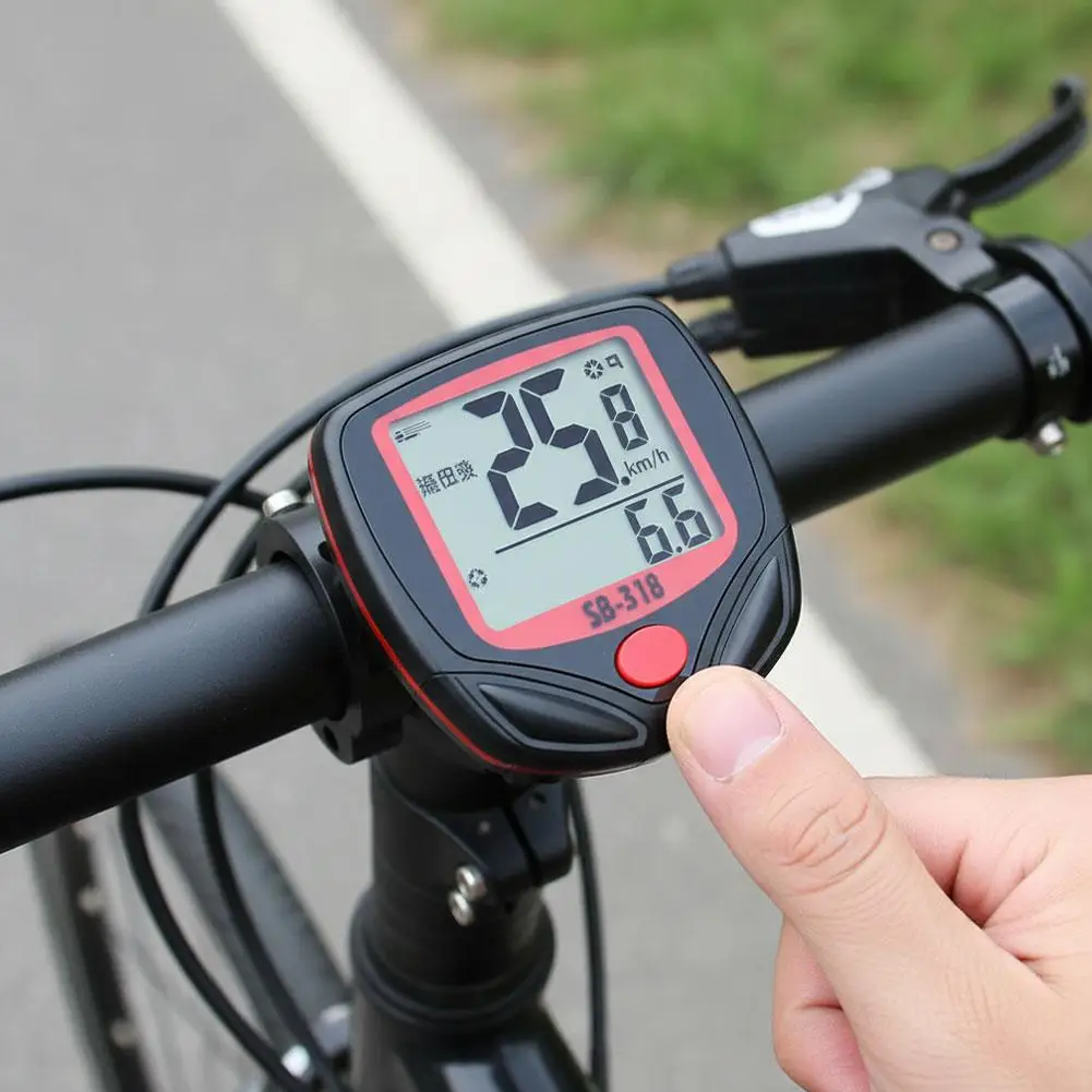 Bicycle Digital Computer Waterproof Large Screen Digital Bike Speedometer for Auto Riding Cycling Tracking
Bicycle Digital Computer Waterproof Large Screen Digital Bike Speedometer for Auto Riding Cycling Tracking 