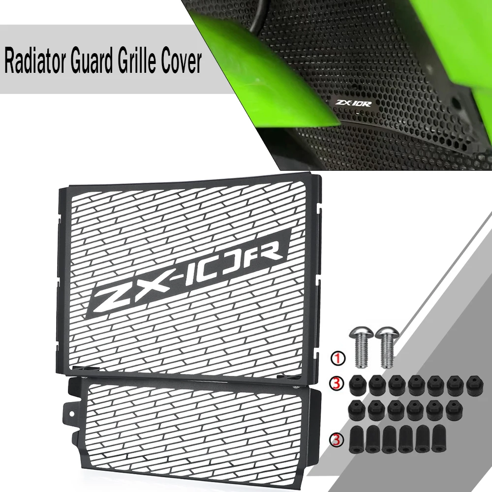 Radiator Guard For Kawasaki ZX-10R ZX-10RR 2021 2022 - 2025 2024 ZX10RR ZX10R Motocycle Grille Grill Oil Cooler Protector Cover
Radiator Guard For Kawasaki ZX-10R ZX-10RR 2021 2022 - 2025 2024 ZX10RR ZX10R Motocycle Grille Grill Oil Cooler Protector Cover